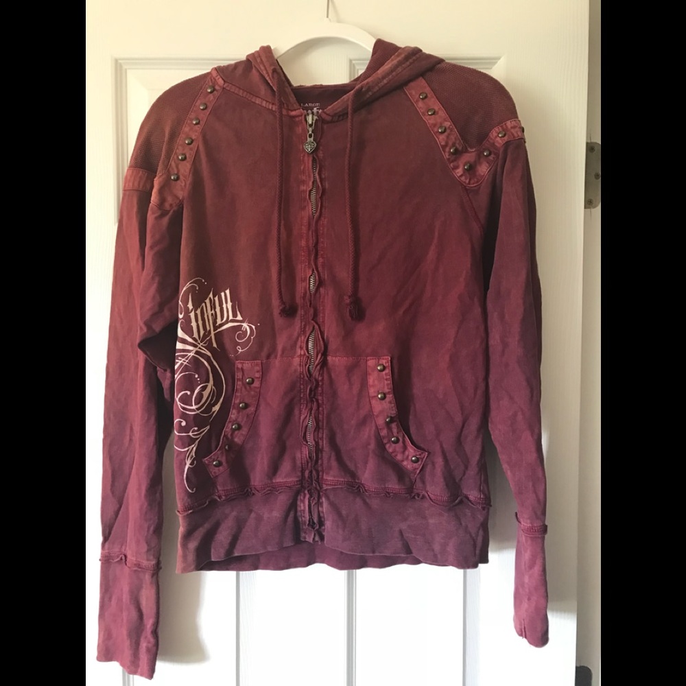 Affliction Hoodie Size Large
